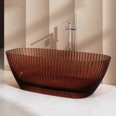 Factory Supply Quality Assurance Freestanding Fluted Transparent Bathtub MR-T88872