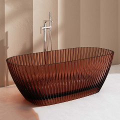 Factory Supply Quality Assurance Freestanding Fluted Transparent Bathtub MR-T88872