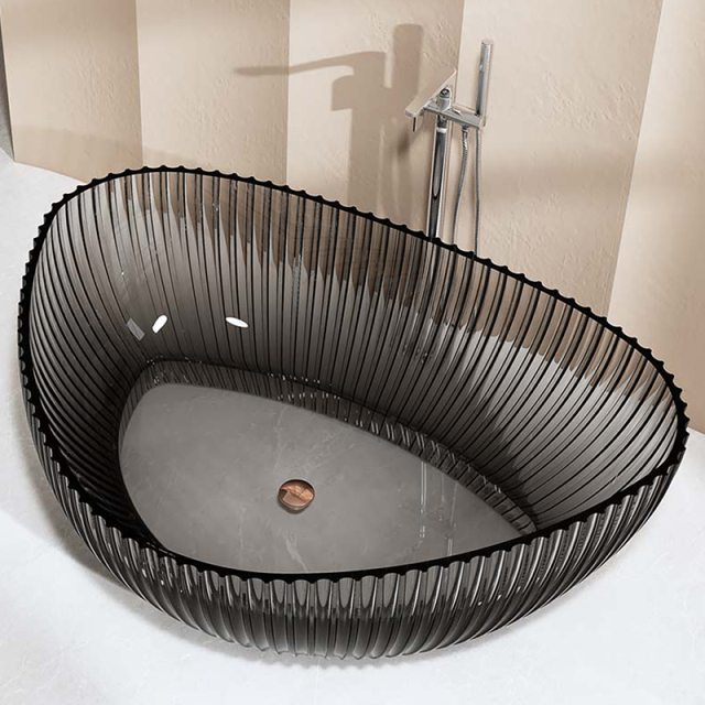 Wholesale Price Freestanding Irregular Shape Transparent Bathtub MR-T88870