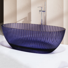 Wholesale Fashion Freestanding Fluted Transparent Bathtub MR-T88877