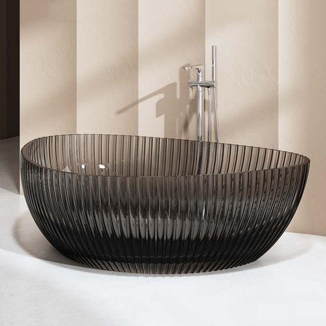 Wholesale Price Freestanding Irregular Shape Transparent Bathtub MR-T88870