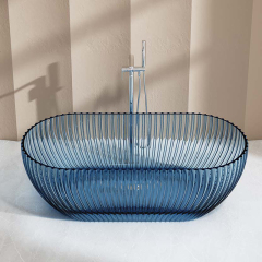 Factory Wholesale Freestanding Fluted Transparent Bathtub MR-T88871