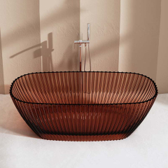 Factory Supply Quality Assurance Freestanding Fluted Transparent Bathtub MR-T88872