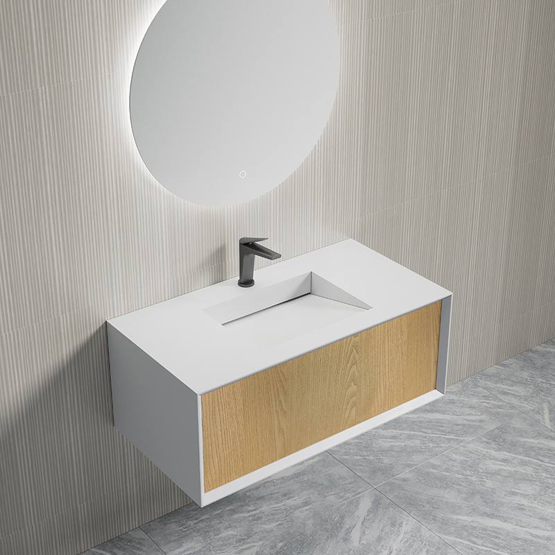 Manufacturer Single Under Counter Sink Floating Bathroom Vanity Cabinet TW-2501