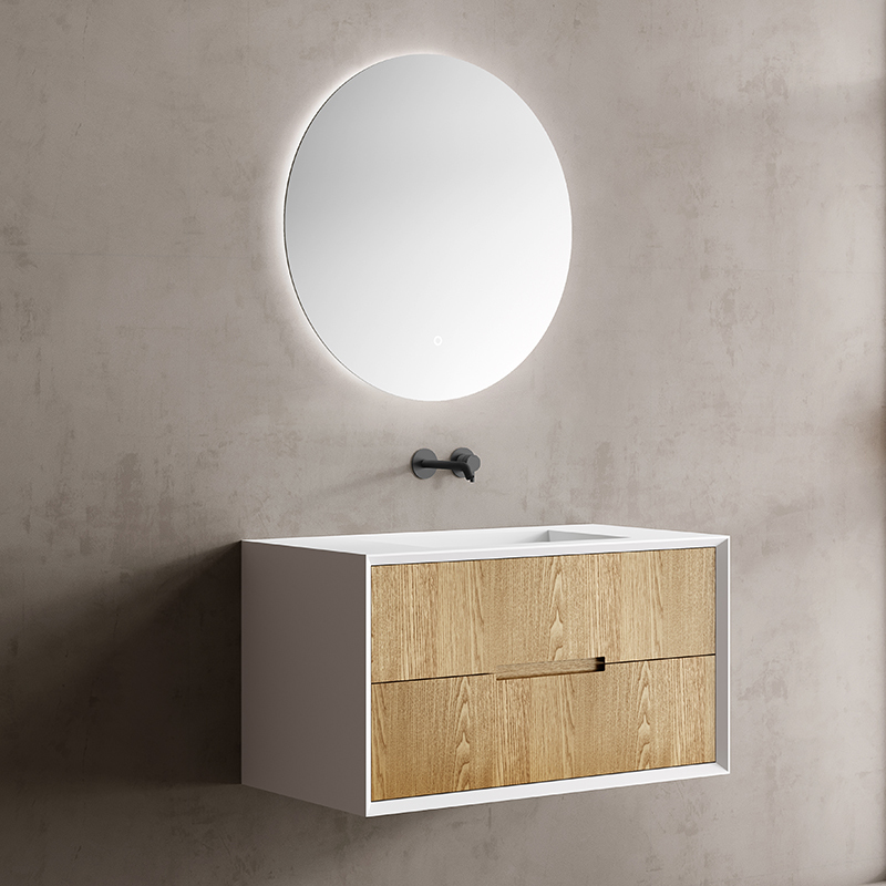 Popular Wholesale Designer Single Under Counter Sink Floating Bathroom Vanity Cabinet TW-2801