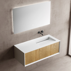 Wholesale Price Single Under Counter Sink Wall Mounted Hanging Bathroom Vanity Cabinet TW-2503