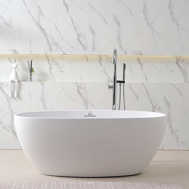 Wholesale Price Oval Freestanding Acrylic Bathtub TW-7507