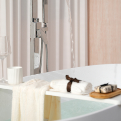 Factory Supply Quality Assurance Freestanding Artificial Poly Stone Bathtub TW-8866