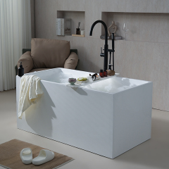 Hot Style Wholesale Colorful Rectangle Freestanding Acrylic Bathtub XA-185
