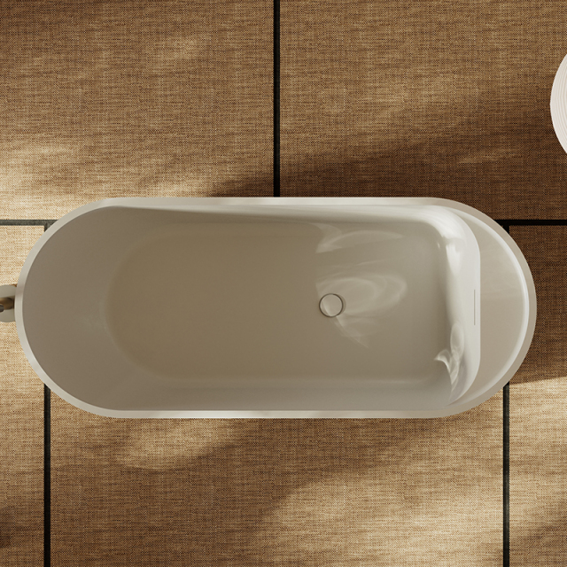 Wholesale Price Oval Freestanding Wood pattern Acrylic Bathtub TW-M31