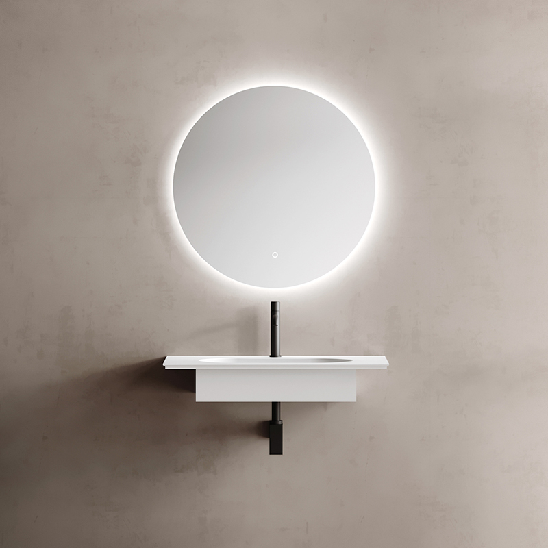 China Wholesale Factory Artificial Stone Sink Wall Hung Wash Basin TW-G291