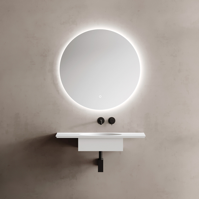 China Wholesale Factory Artificial Stone Sink Wall Hung Wash Basin TW-G295