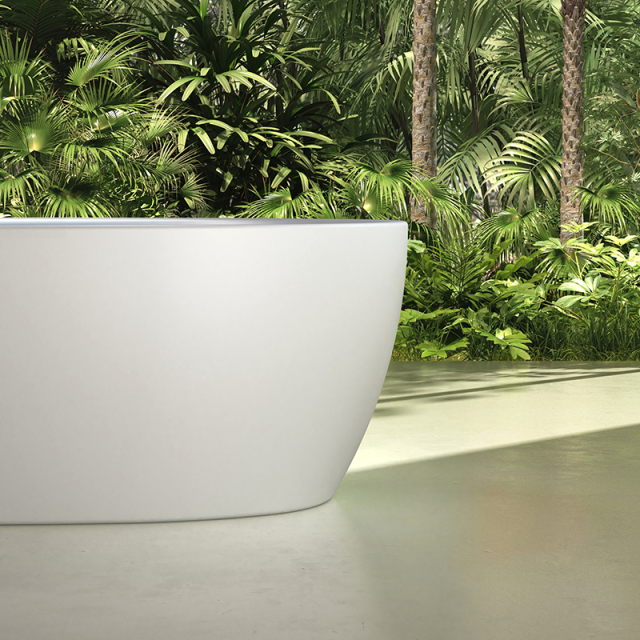 Quality Wholesale Unique Design Solid Surface Oval Bubble Constant Temperature Heated Massage Bathtub MR-88811M