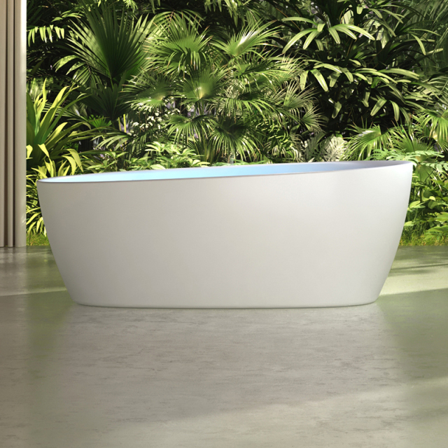 Quality Wholesale Unique Design Solid Surface Oval Bubble Constant Temperature Heated Massage Bathtub MR-88812M