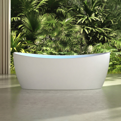 Quality Wholesale Unique Design Solid Surface Oval Bubble Constant Temperature Heated Massage Bathtub MR-88813M