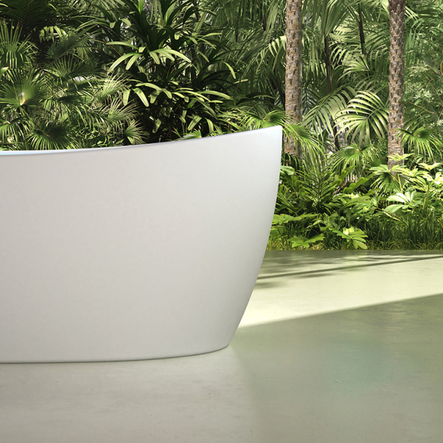 Quality Wholesale Unique Design Solid Surface Oval Bubble Constant Temperature Heated Massage Bathtub MR-88813M