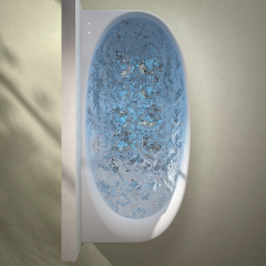 Wholesale Fashion Oval Bubble Constant Temperature Heated Massage Bathtub MR-88816M