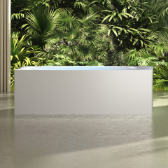 China Wholesale Factory Oval Bubble Constant Temperature Heated Massage Bathtub MR-88815M