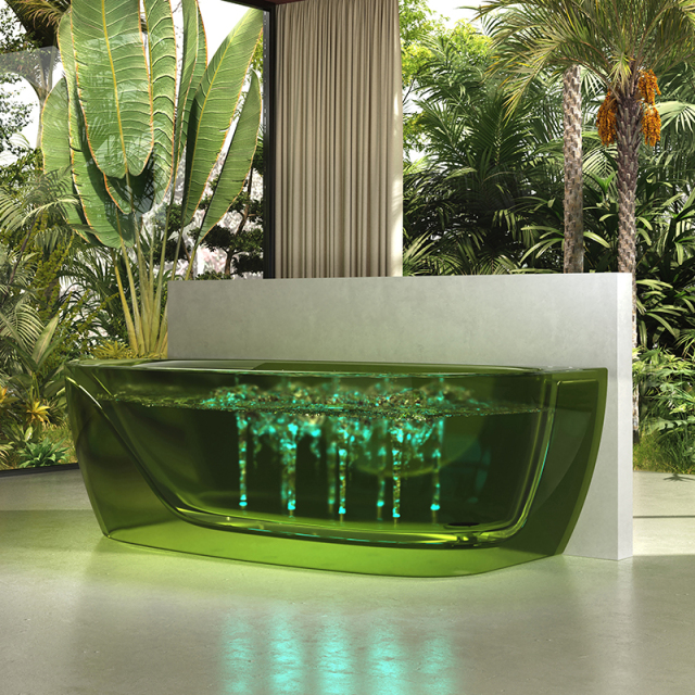 Wholesale Fashion Freestanding Transparent Bubble Massage Bathtub MR-T88816M