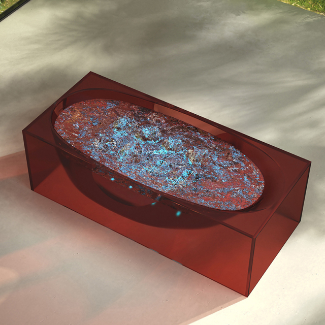 Wholesale Fashion Freestanding Transparent Bubble Massage Bathtub MR-T88815M