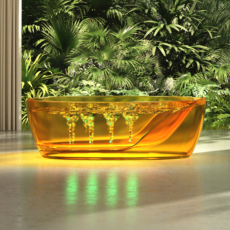 Hot Style Wholesale Freestanding Transparent Bubble Massage Bathtub MR-T88811M