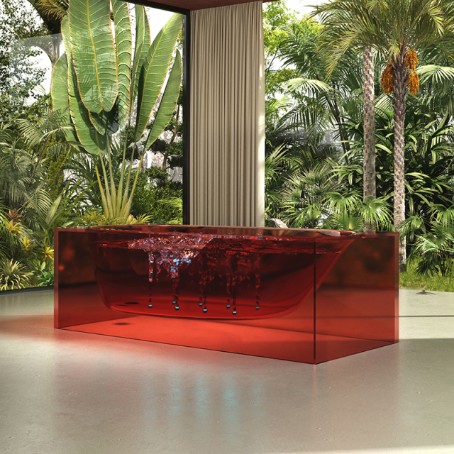 Wholesale Fashion Freestanding Transparent Bubble Massage Bathtub MR-T88815M