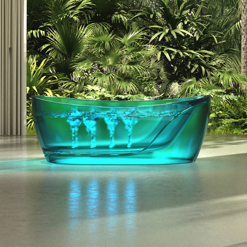 Quality Wholesale Unique Design Freestanding Transparent Bubble Massage Bathtub MR-T88813M