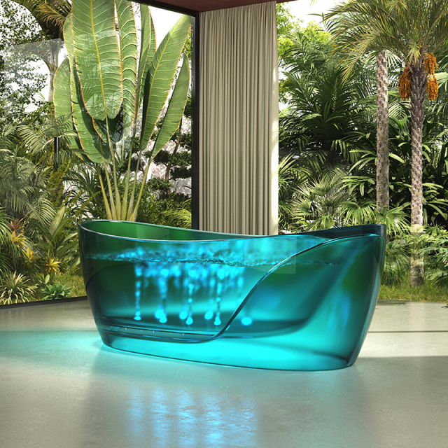 Quality Wholesale Unique Design Freestanding Transparent Bubble Massage Bathtub MR-T88813M