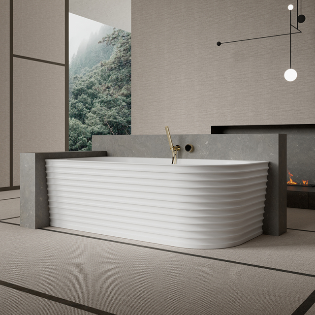 Hot Style Wholesale Freestanding Fluted Bathtub MR-88803