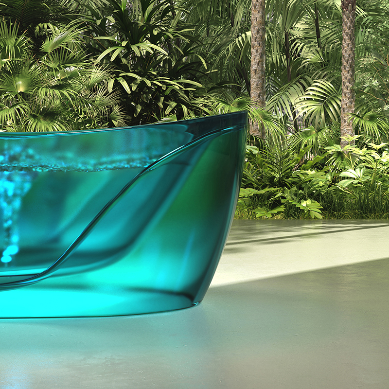 Quality Wholesale Unique Design Freestanding Transparent Bubble Massage Bathtub MR-T88813M
