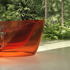 Hot Style Wholesale Freestanding Transparent Bubble Massage Bathtub MR-T88812M