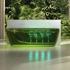 Wholesale Fashion Freestanding Transparent Bubble Massage Bathtub MR-T88816M