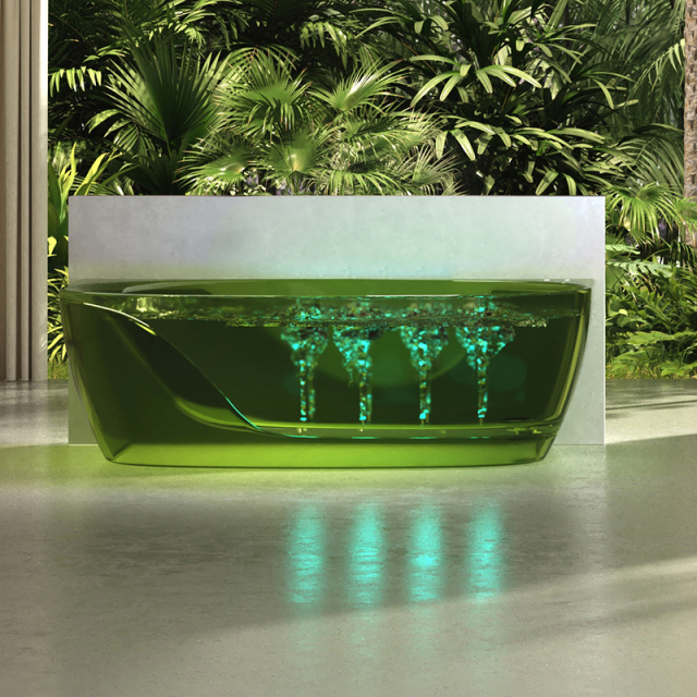 Wholesale Fashion Freestanding Transparent Bubble Massage Bathtub MR-T88816M