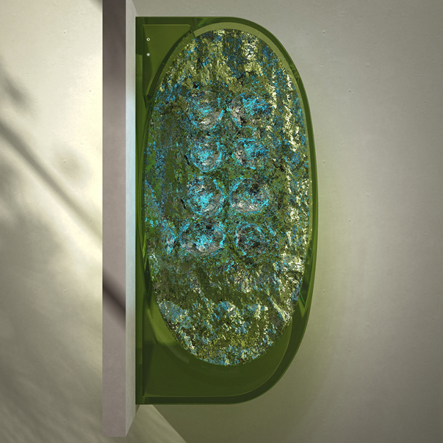 Wholesale Fashion Freestanding Transparent Bubble Massage Bathtub MR-T88816M