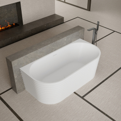 Factory Supply Quality Assurance Freestanding Fluted Bathtub MR-88806