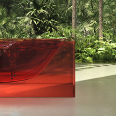 Wholesale Fashion Freestanding Transparent Bubble Massage Bathtub MR-T88815M