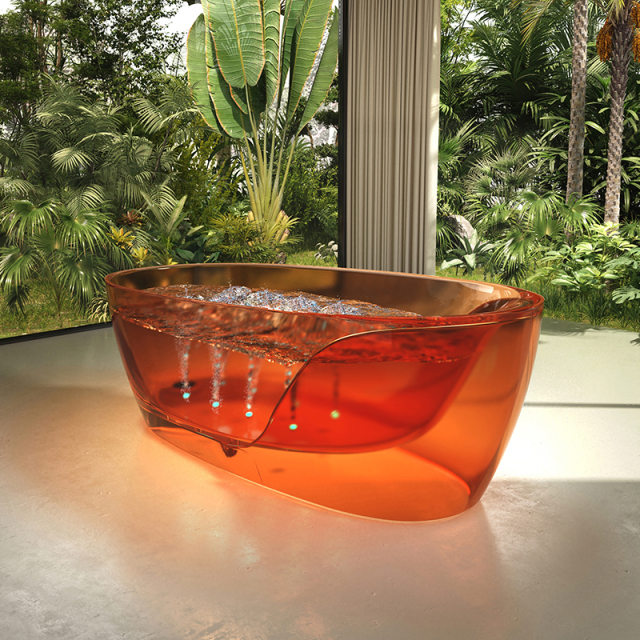 Hot Style Wholesale Freestanding Transparent Bubble Massage Bathtub MR-T88812M