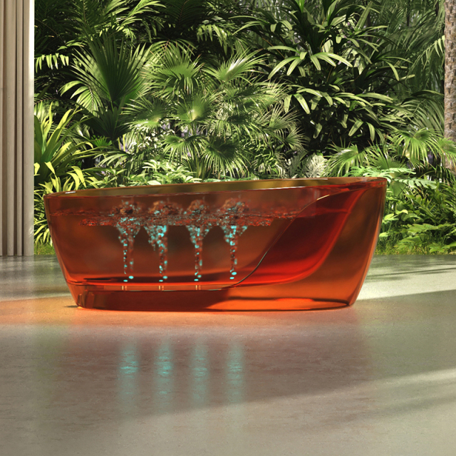 Hot Style Wholesale Freestanding Transparent Bubble Massage Bathtub MR-T88812M