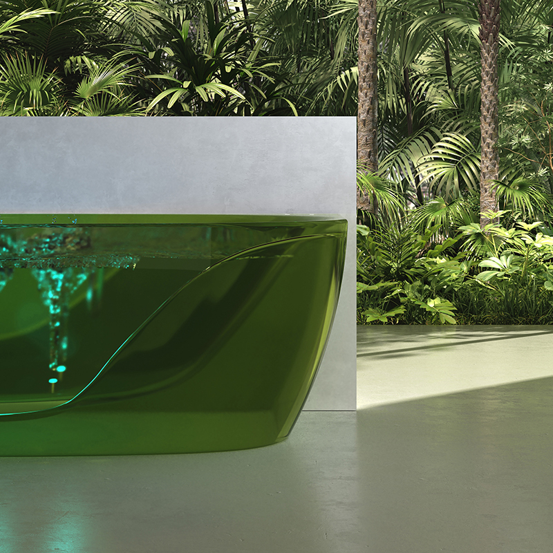 Wholesale Fashion Freestanding Transparent Bubble Massage Bathtub MR-T88816M