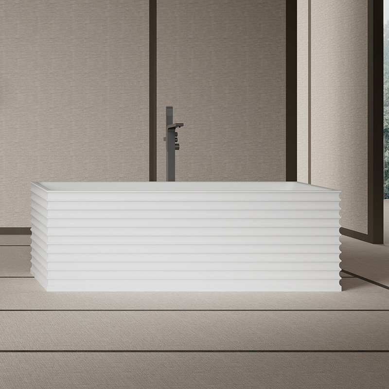 Hot Style Wholesale Freestanding Fluted Bathtub MR-88805