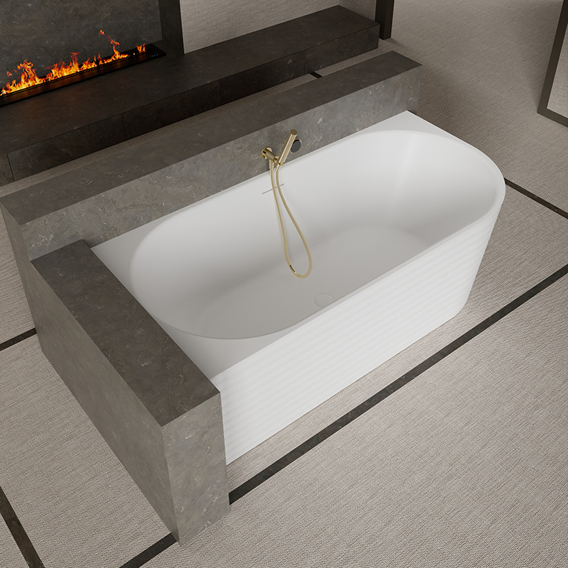Hot Style Wholesale Freestanding Fluted Bathtub MR-88803