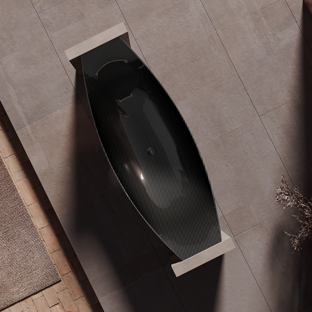 Wholesale Fashion Freestanding Solid Surface Floating Hammock Bathtub MC-88899