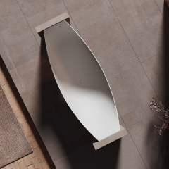 Wholesale Fashion Freestanding Solid Surface Floating Hammock Bathtub MR-88899