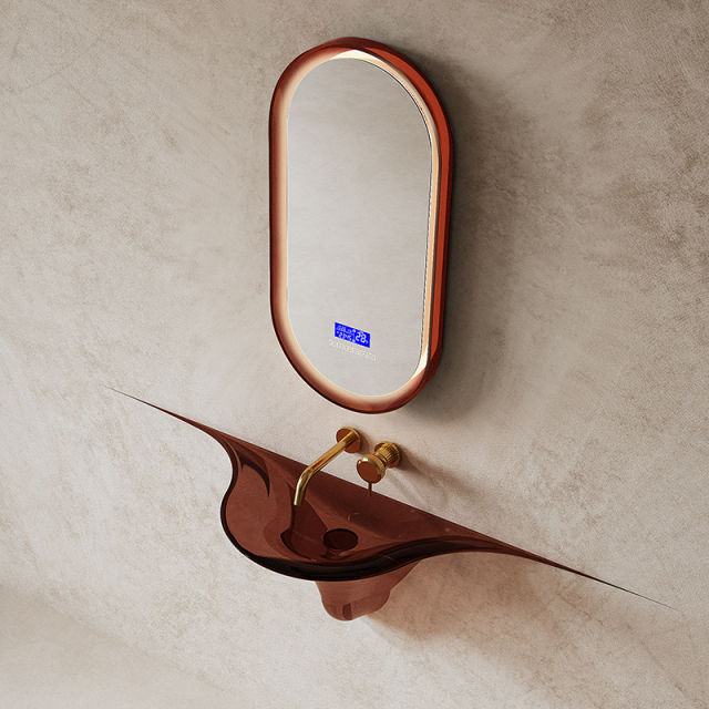 Wholesale Price Wall Mounted Transparent Wash Basins MR-TG8899