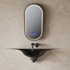 China Wholesale Factory Artificial Stone Sink Wall Hung Wash Basin MC-G8899