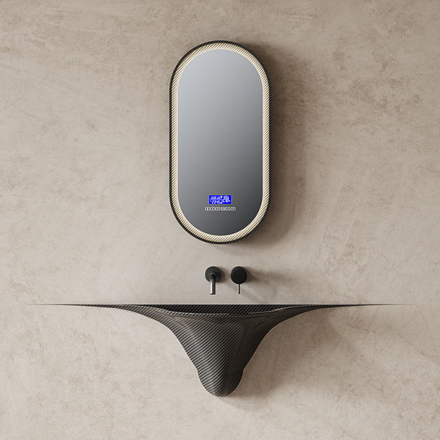 China Wholesale Factory Artificial Stone Sink Wall Hung Wash Basin MC-G8899