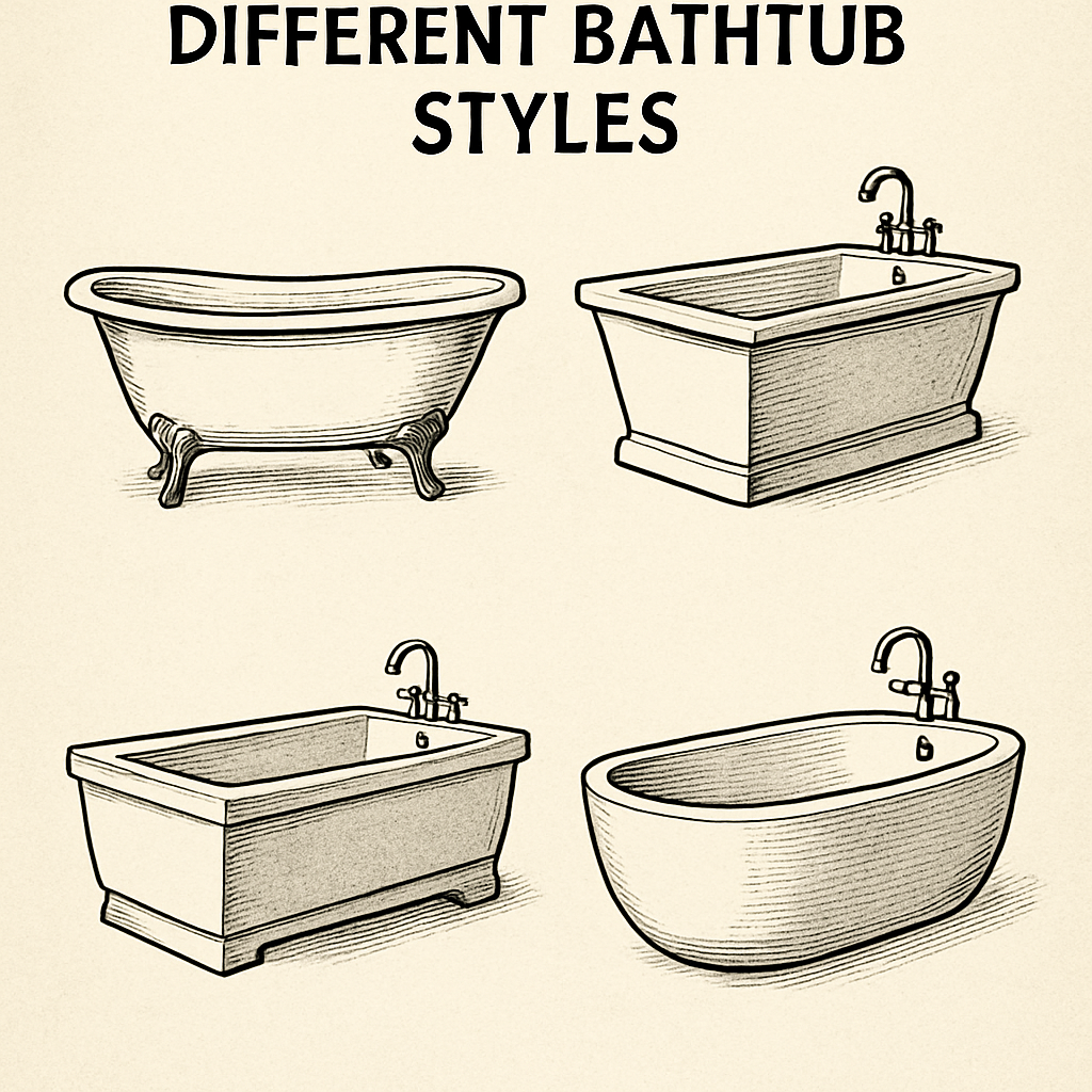 Different Bathtub Styles