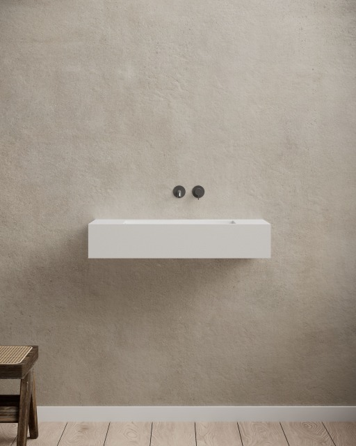 &W 31.5-Inch Wall-Mount Artificial Stone Wash Basin TW-G273