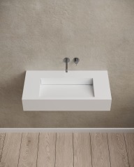 &W 31.5-Inch Wall-Mount Artificial Stone Wash Basin TW-G273