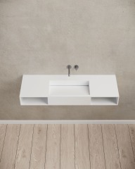 T&W 47.5-Inch Wall-Mount Solid Surface Wash Basin – TW-G285